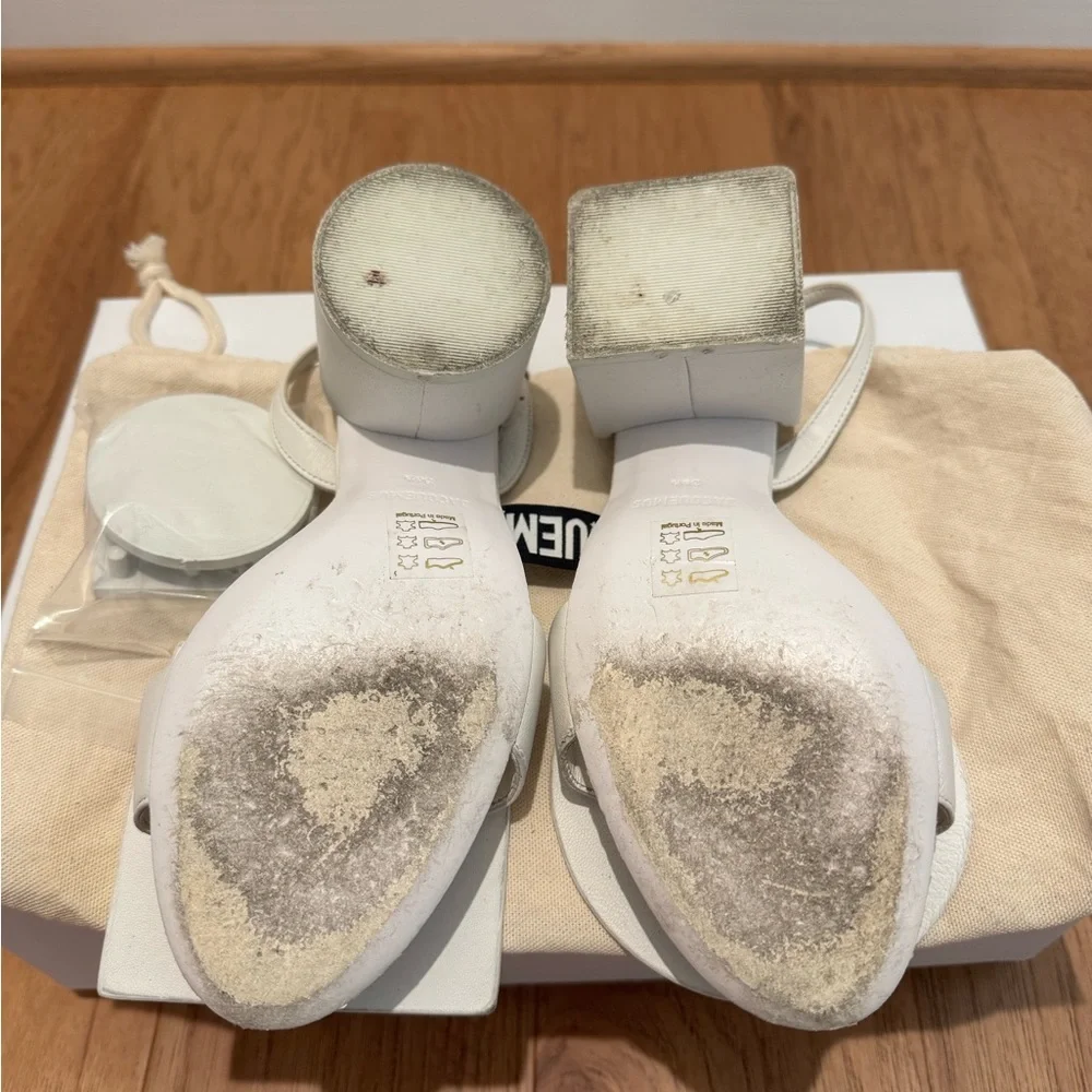 Jacquemus White Women's Sandals - Picture 4 of 6
